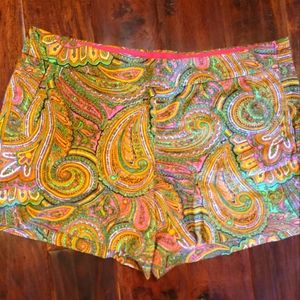 JCrew Paisley shorts